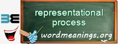 WordMeaning blackboard for representational process